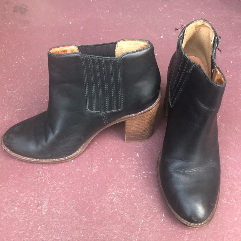 Madewell boots 3.5 inch heel